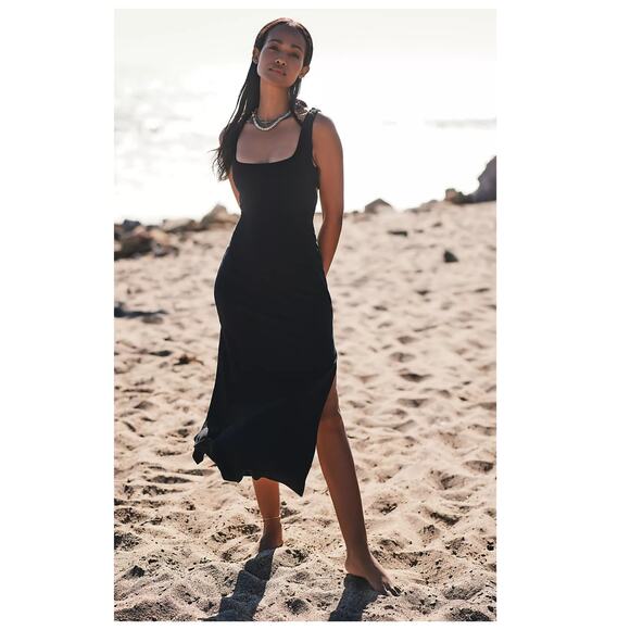 LSPACE Mara Rib Cutout Cover-Up Dress Size Small - Picture 2 of 12